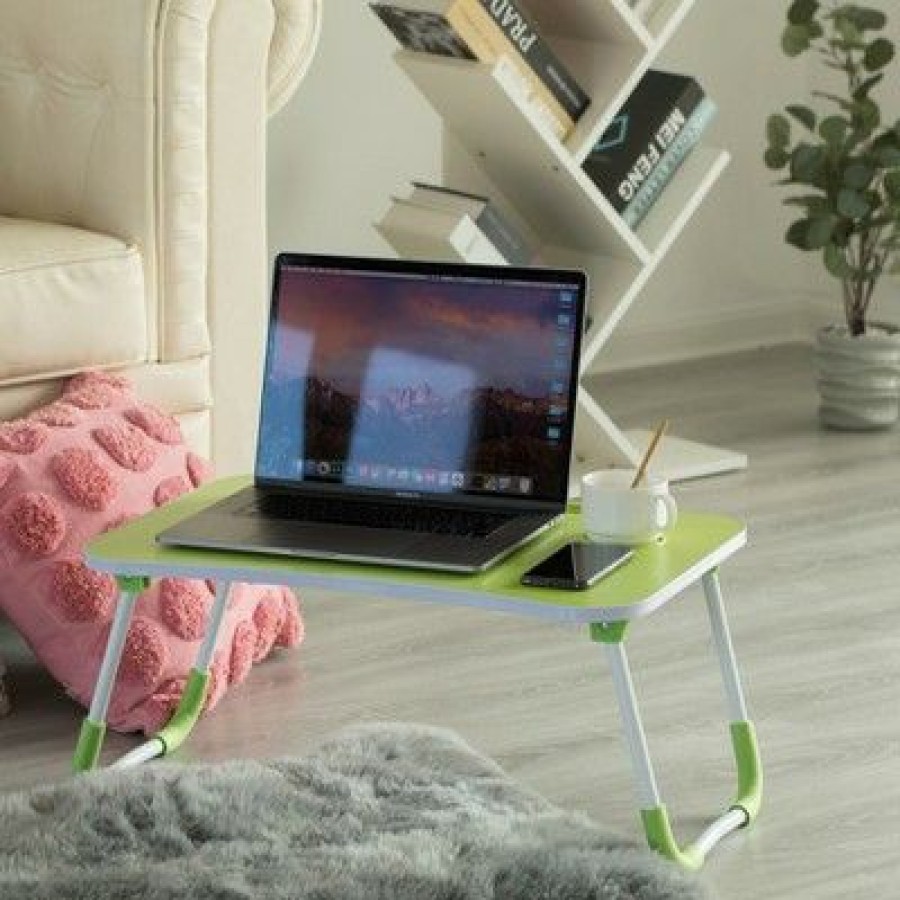 Executive Desks * | Basicwise Bed Tray Laptop Foldable Table, Kids Lap Desk Homework Table