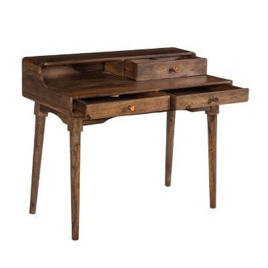 Executive Desks * | Baldwin Writing Desk Brown Treasure Trove Accents