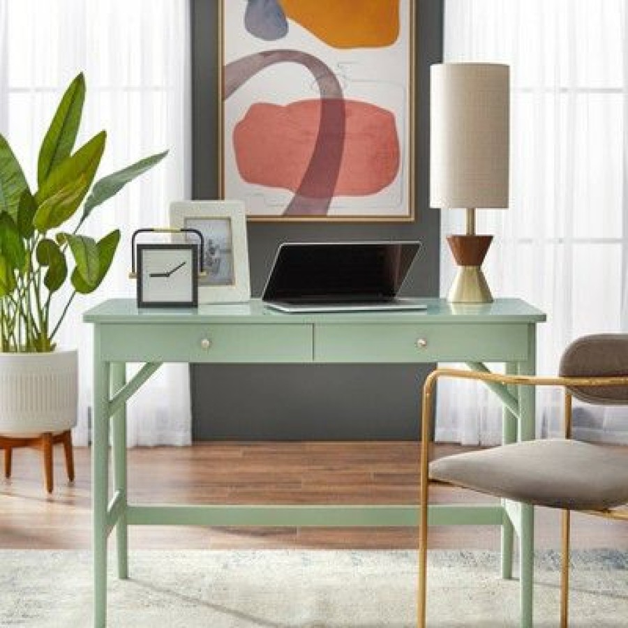 Executive Desks * | Target Marketing Sys Mid-Century Modern Desk Buylateral