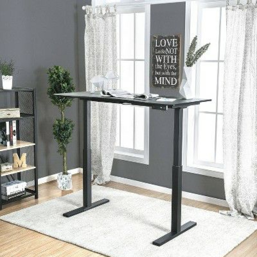 Executive Desks * | Baron Contemporary Adjustable Office Stand Up Table Large Homes: Inside + Out