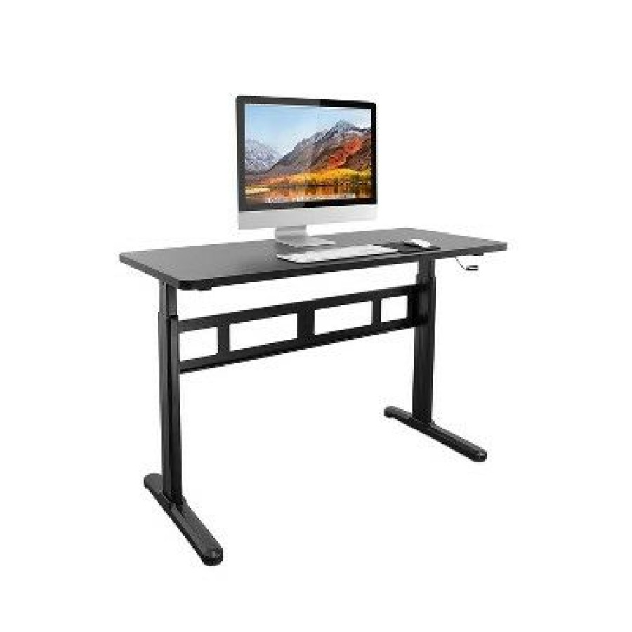 Executive Desks * | Mount-It! 29 48 Adjustable Desk Black (Mi-7981)