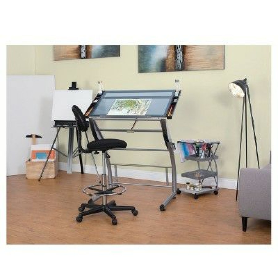 Drafting Tables * | Triflex Drawing Table Soft Silver Studio Designs ...