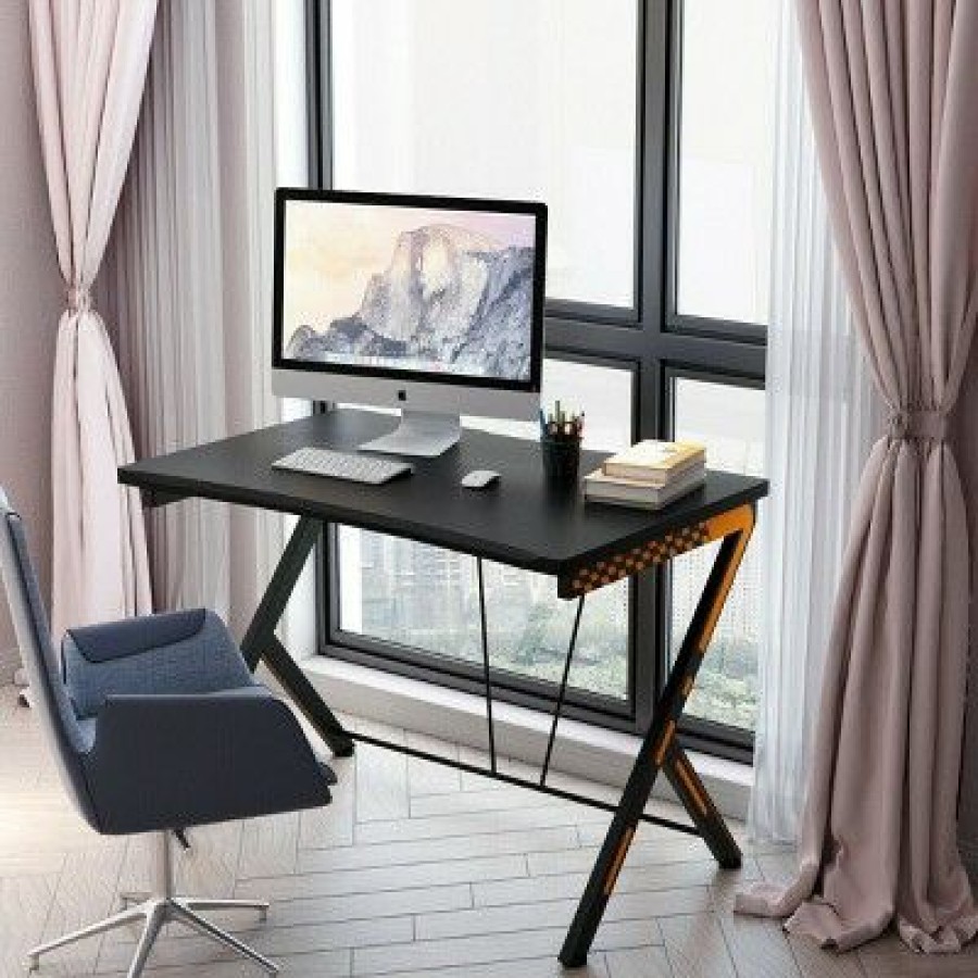 Computer Desks * | Costway Gaming Desk Computer Desk Pc Laptop Table Workstation Home Office Ergonomic New