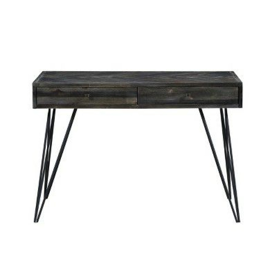 Executive Desks * | Alvara Court 2 Drawer Writing Desk Treasure Trove Accents