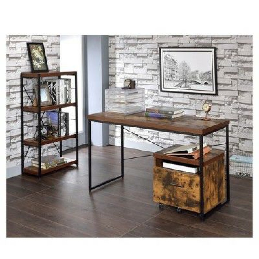 Executive Desks * | Writing Desk Oak Acme Furniture