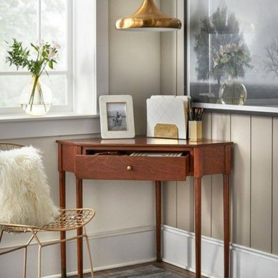 Corner Desks * | Mesa Mid-Century Modern Corner Desk Lifestorey