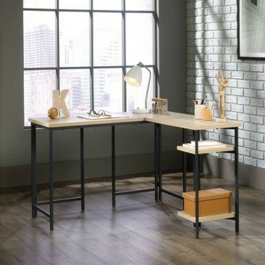 Executive Desks * | North Avenue L-Shaped Desk With Storage Sauder