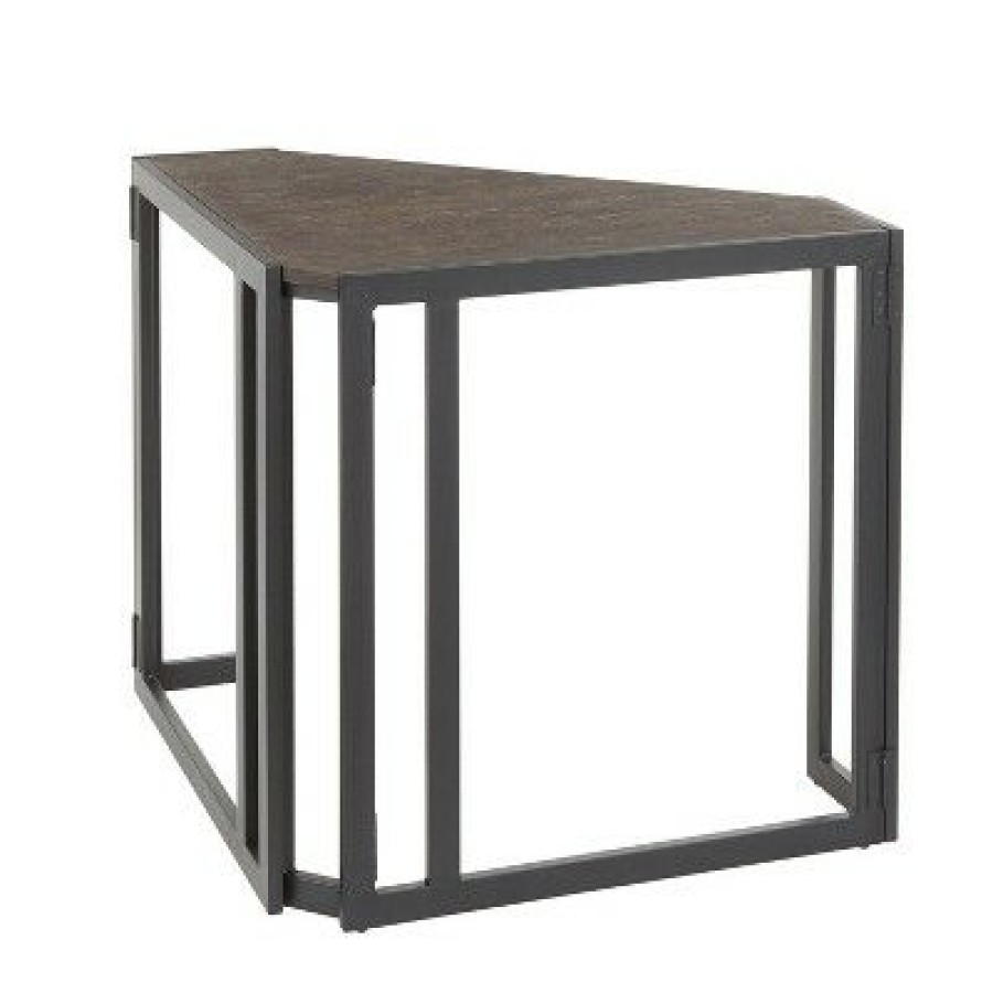 Corner Desks * | Roman Industrial Corner Desk Lumisource