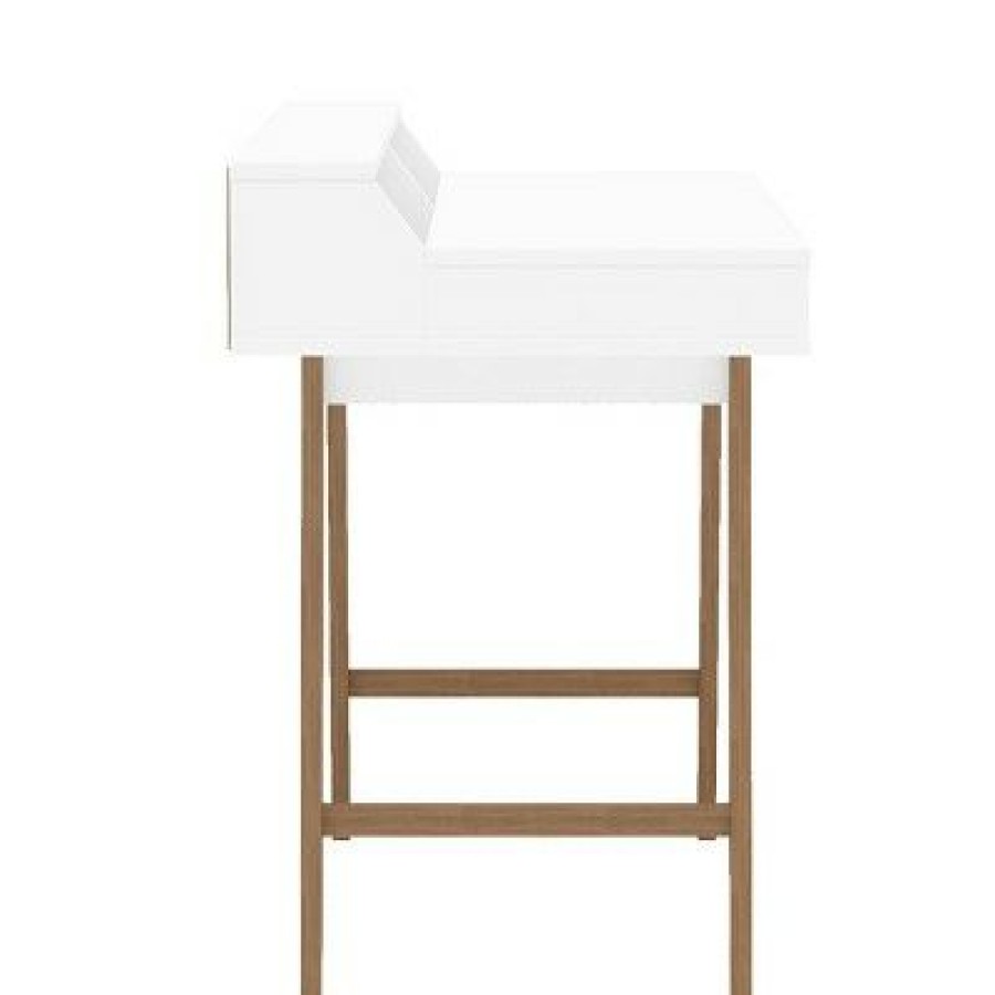 Executive Desks * | Torrington Writing Desk White Chique