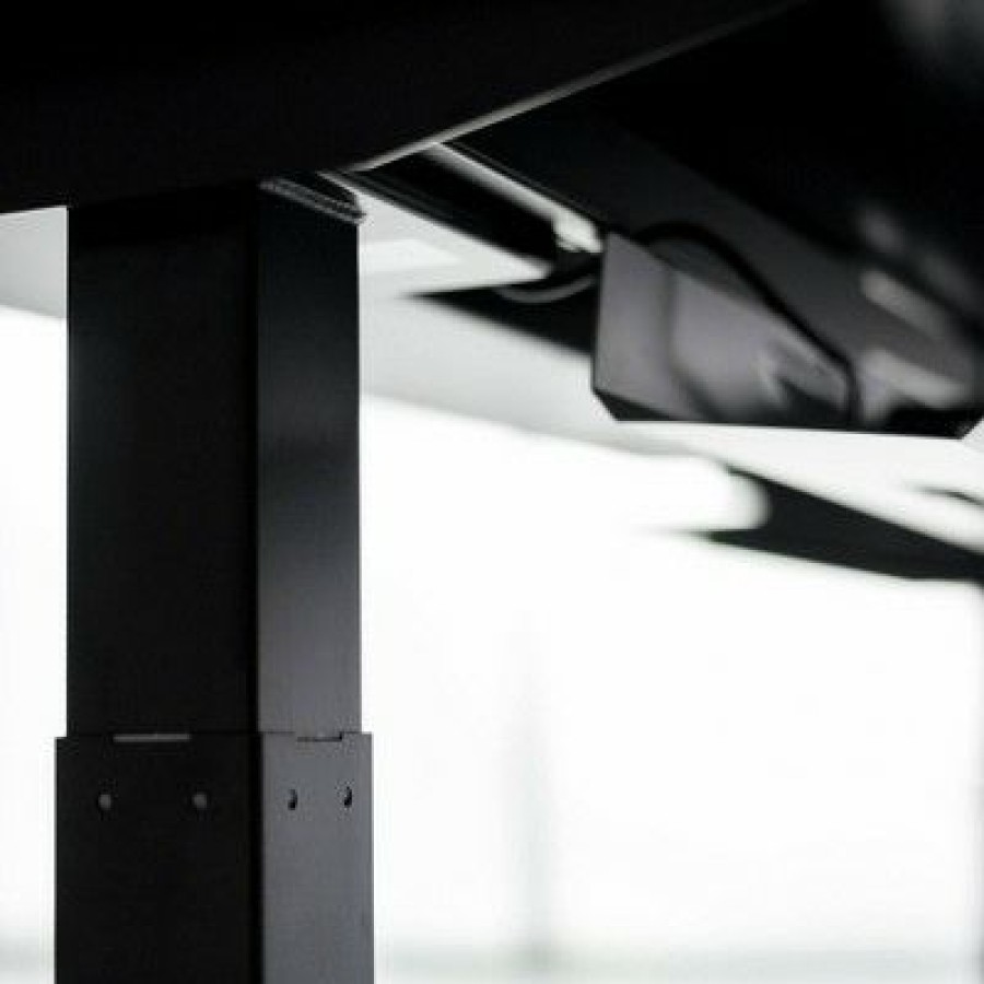 Computer Desks * | Standard Height Adjustable Standing Desk Hybrid Dual Motor Frame And Matte Top Autonomous /White