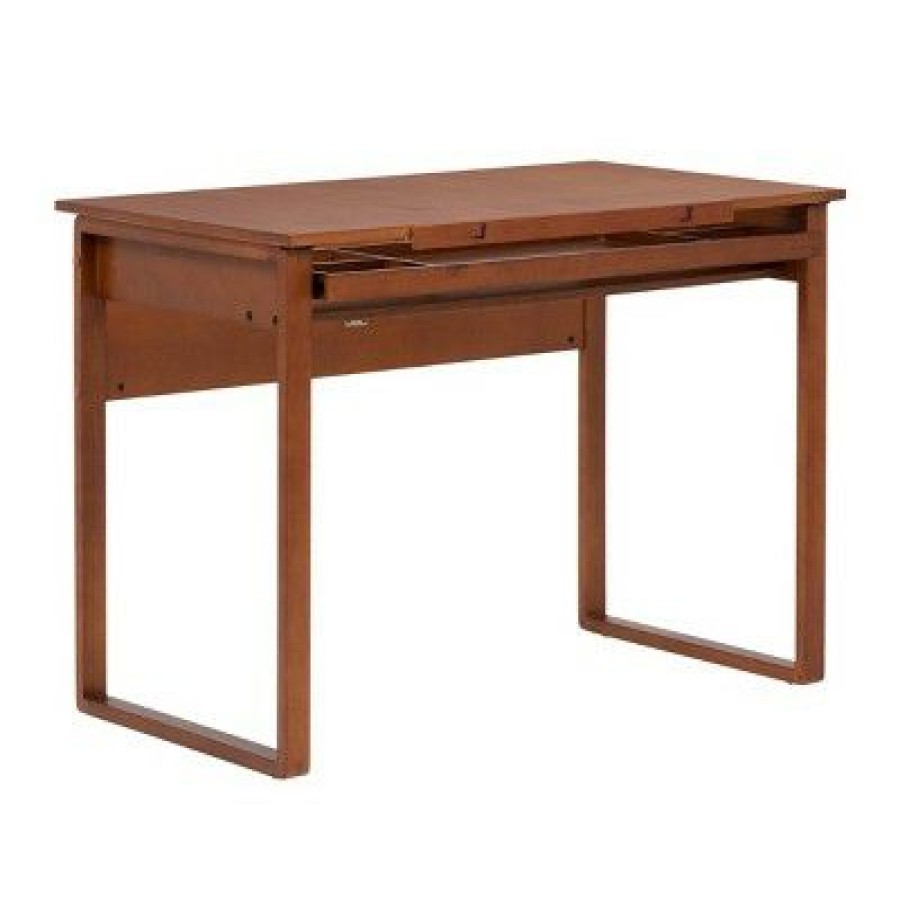 Drafting Tables * | Canvas & Color Wood Drawing Table Sonoma Brown Studio Designs