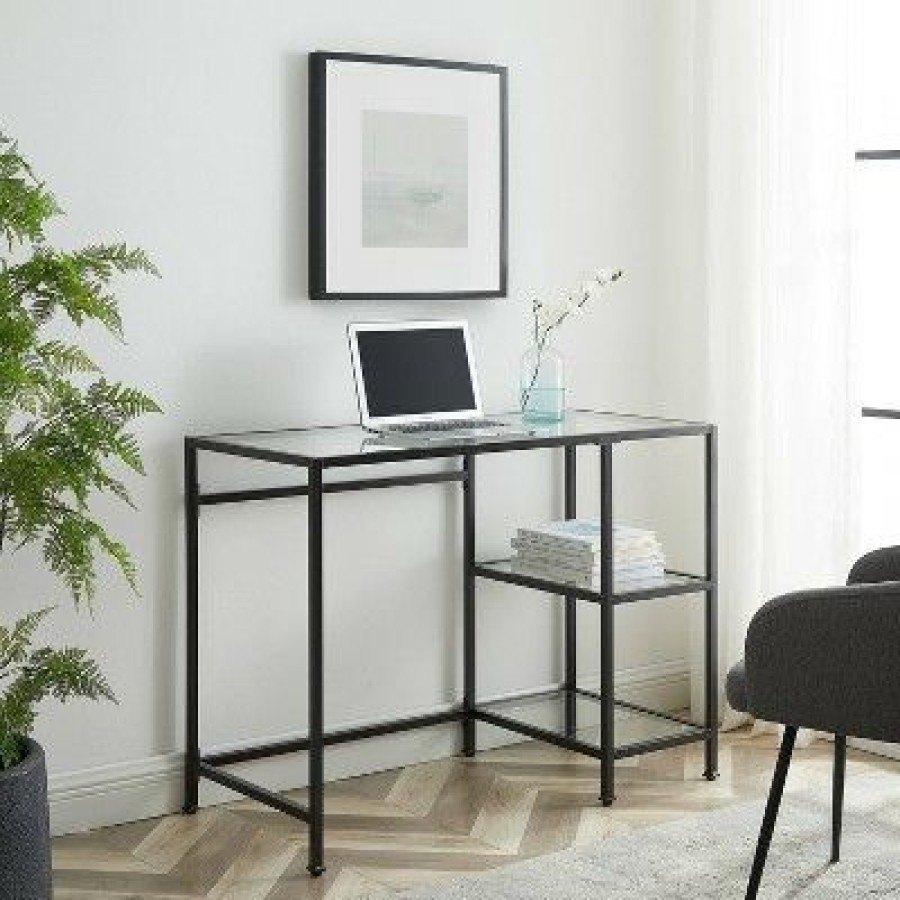 Executive Desks * | Aimee Desk Oil Rubbed Bronze Crosley