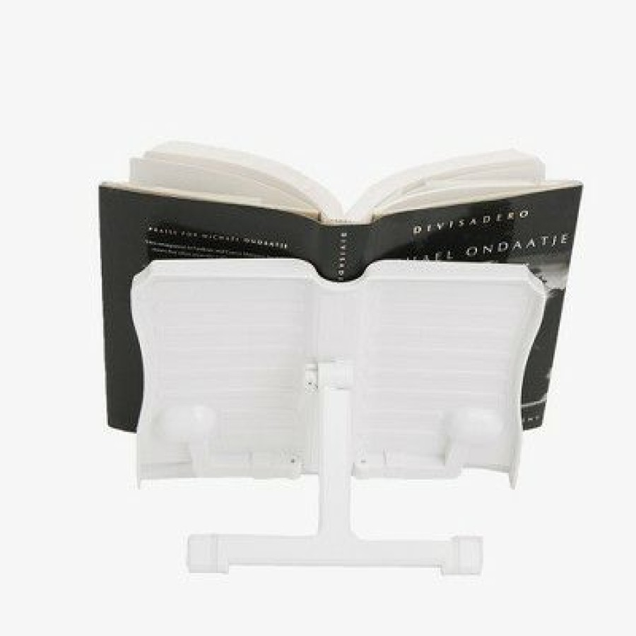 Computer Desks * | Mind Reader Portable Bookstand, White