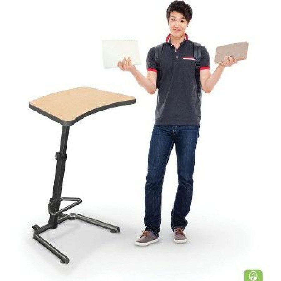 Executive Desks * | Balt Up-Rite Student 43 H Adjustable Desk Laminate (90532-7909-Bk)