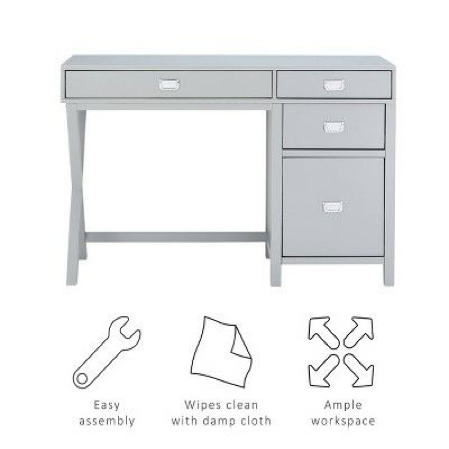 Executive Desks * | Peggy Side Storage Desk Linon