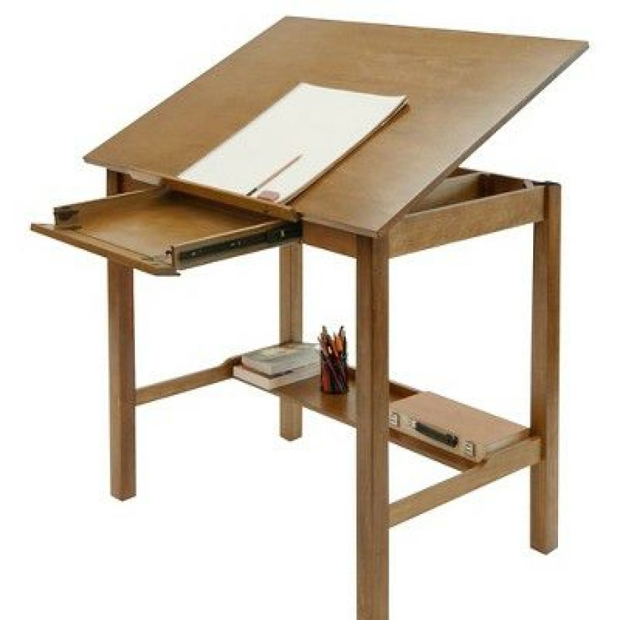 Drafting Tables * | 30" X 42" Studio Designs Americana Ii Drafting Table Studio Designs