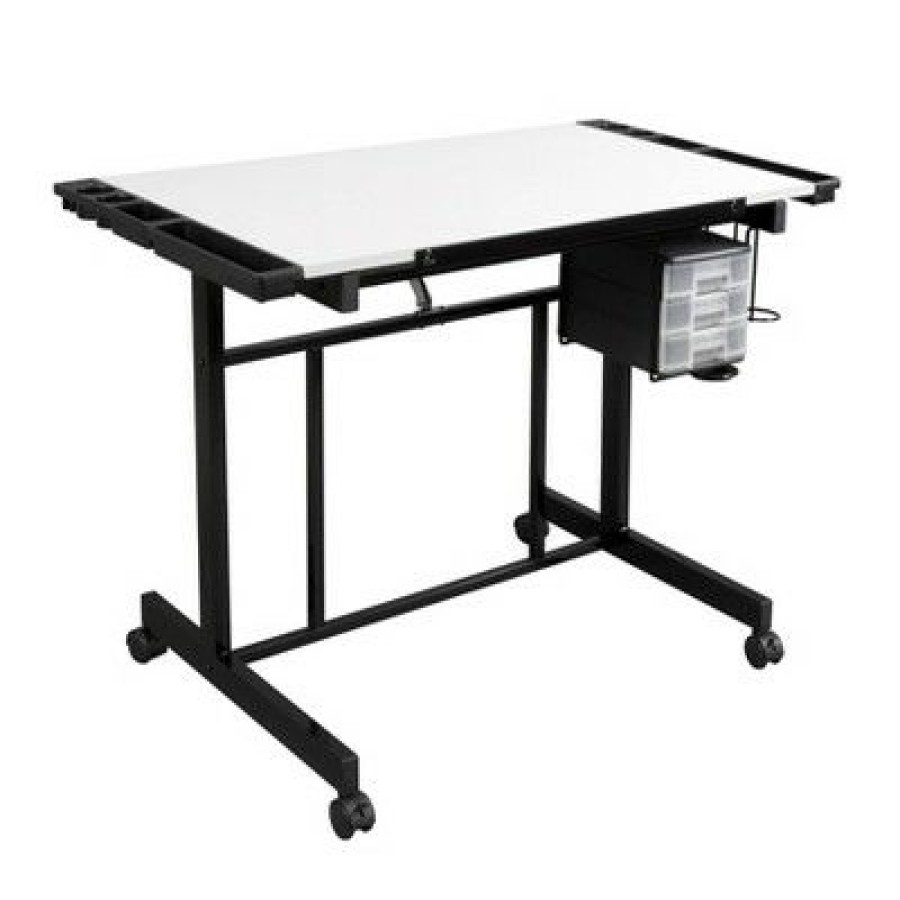 Drafting Tables * | Studio Designs Deluxe Craft Station Black/White