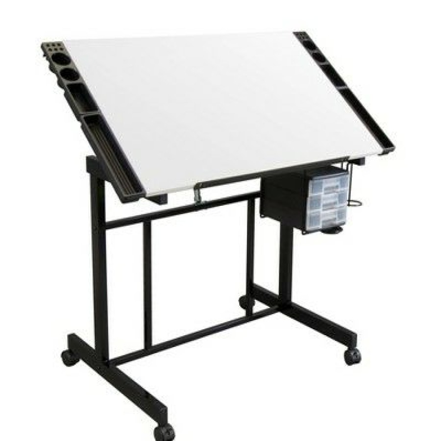 Drafting Tables * | Studio Designs Deluxe Craft Station Black/White