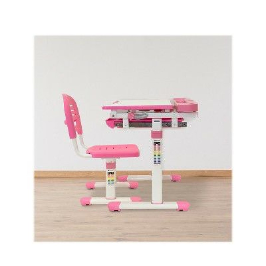 Executive Desks * | Mount-It! 26 Kid'S Desk With Chair Pink (Mi-10203)