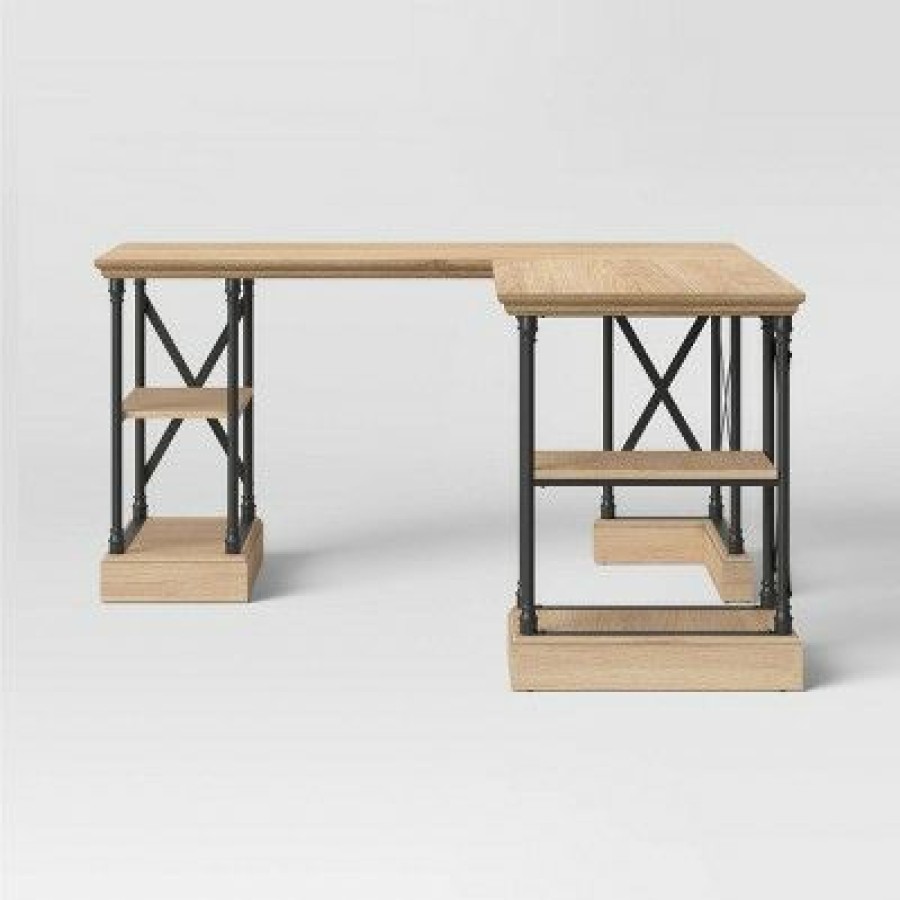 Corner Desks * | L Shaped Conway Desk Threshold