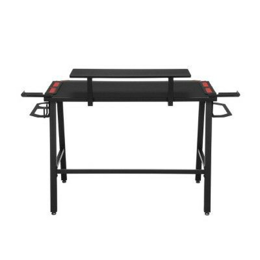 Computer Desks * | 1010 Gaming Computer Desk Red Respawn