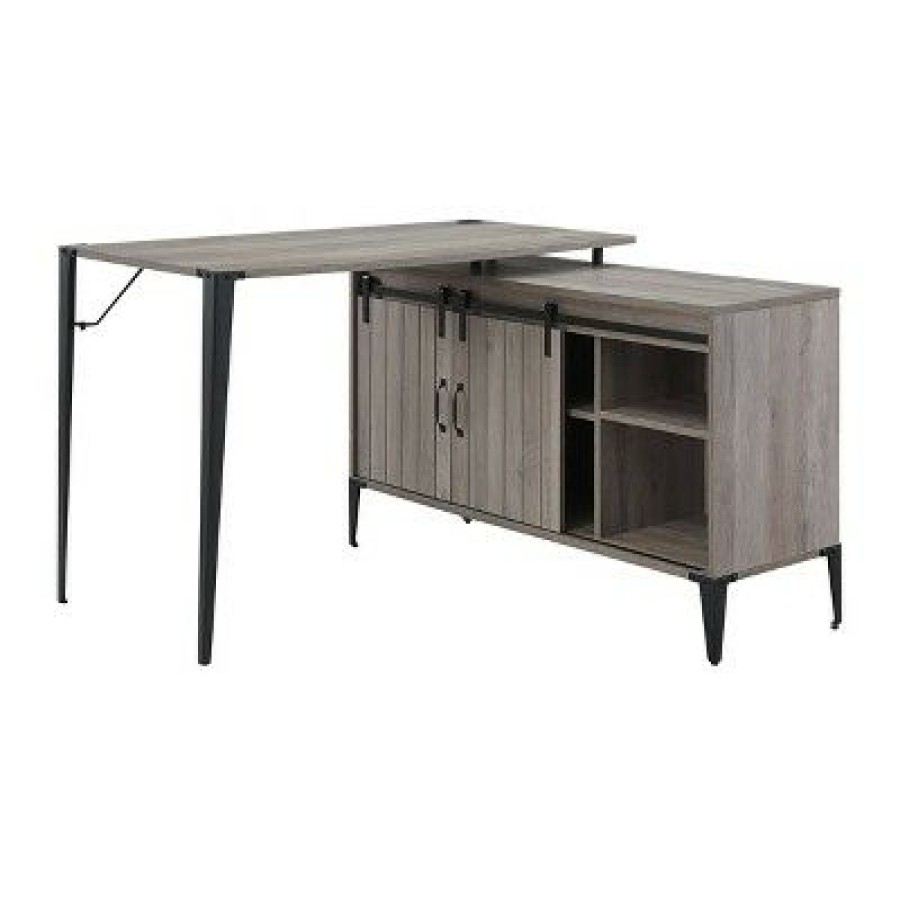 Executive Desks * | Zakwani L Writing Desk Acme Furniture