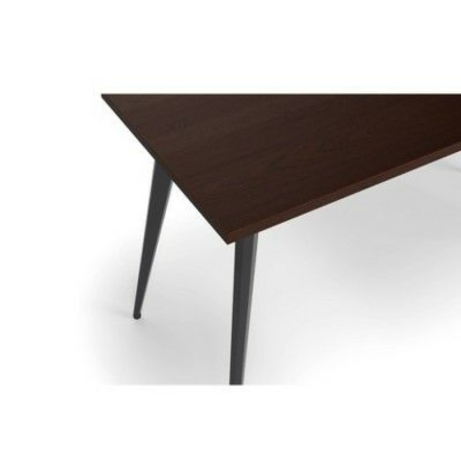 Executive Desks * | 55 Executive Desk With Angled Metal Legs Hon Basyx