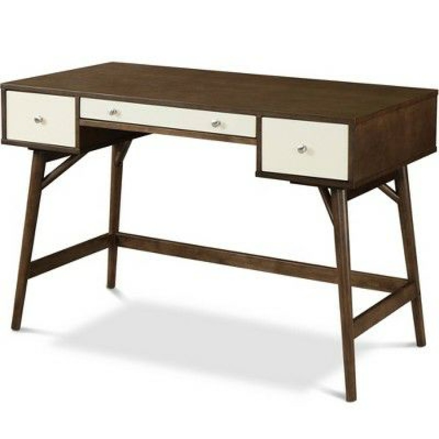 Executive Desks * | Sutton Writing Desk Brown Adore Decor