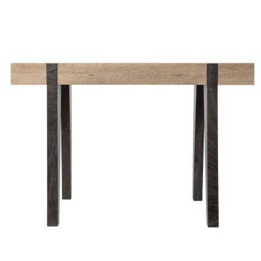 Executive Desks * | Bahmin Multipurpose Desk Natural/Black Aiden Lane