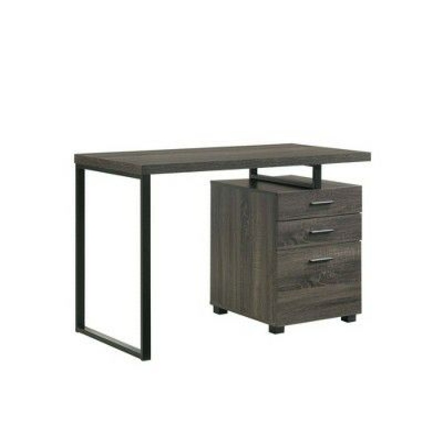 Executive Desks * | Leighton Desk Dark Picket House Furnishings