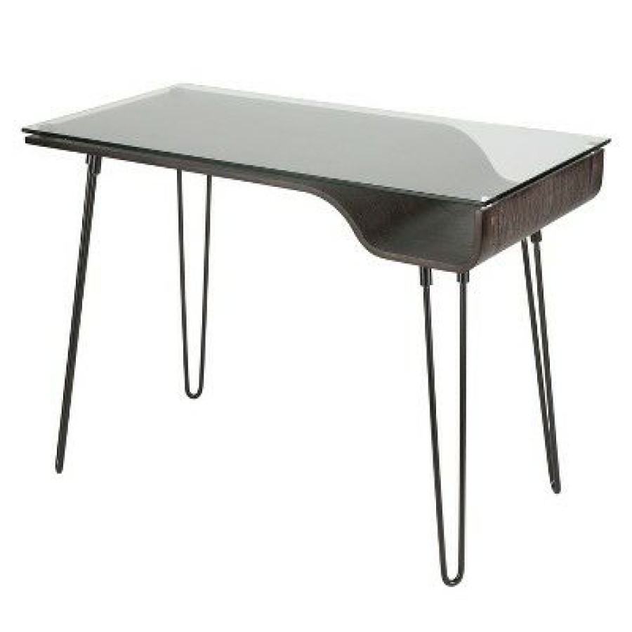 Executive Desks * | Avery Mid-Century Modern Desk Lumisource