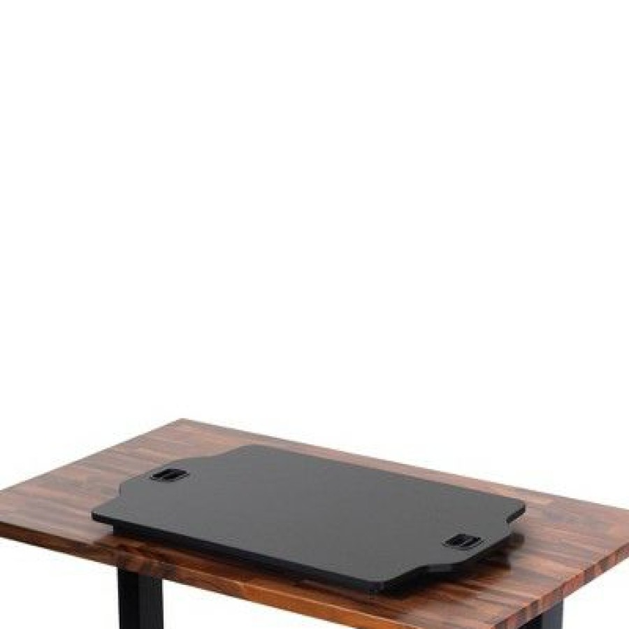 Executive Desks * | X-Elite Essential Standing Desk Converter With Pneumatic Height Adjustment Black Stand Steady