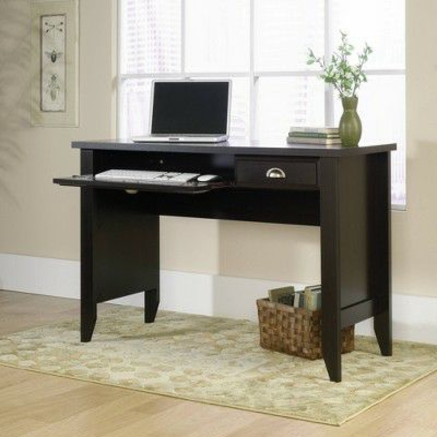 Executive Desks * | Shoal Creek Computer Desk With Flip Down Keyboard Jamocha Wood Sauder