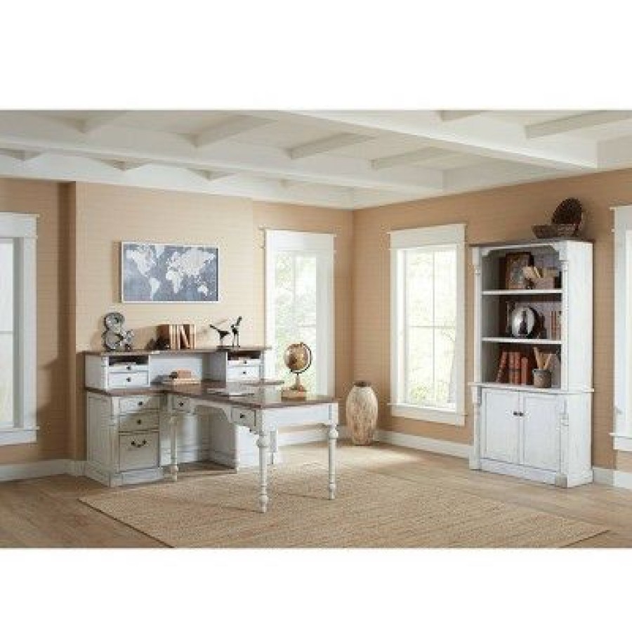 Executive Desks * | 60" Durham Writing/Partner Desk White Martin Furniture