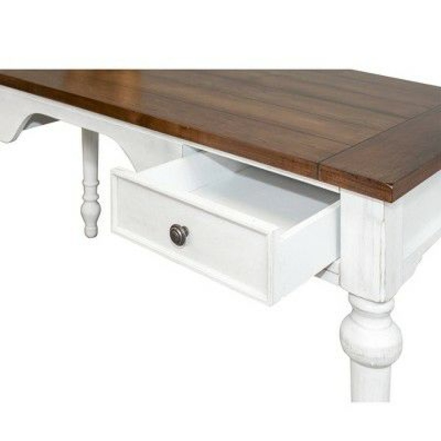 Executive Desks * | 60" Durham Writing/Partner Desk White Martin Furniture