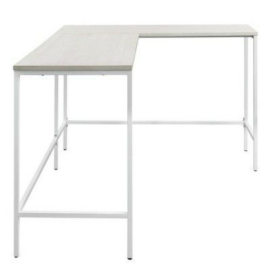 Executive Desks * | L Shaped Contempo Desk Osp Home Furnishings