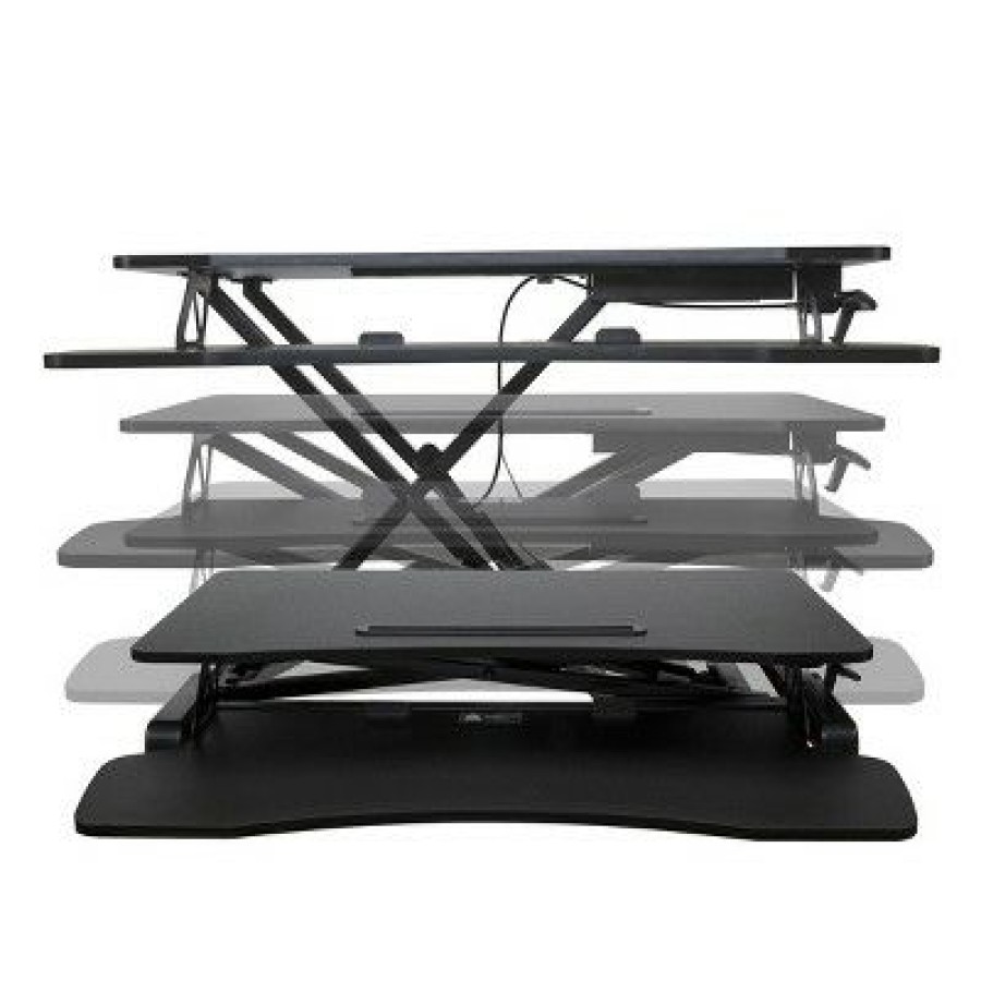 Executive Desks * | Royal Sd320 Fully Adjustable Standing Desk With Keyboard Support