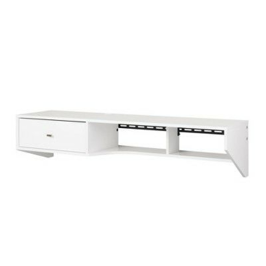 Executive Desks * | Modern Floating Desk With Drawer Prepac