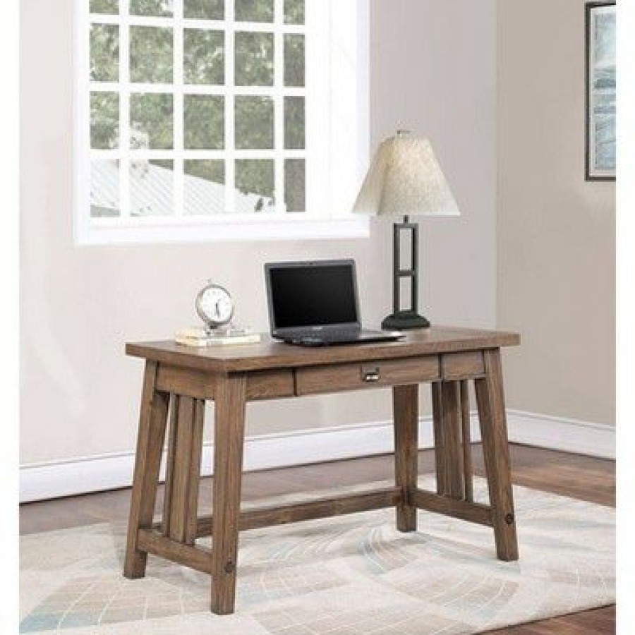 Executive Desks * | Windsor Farmhouse Wood Writing Desk Martin Furniture