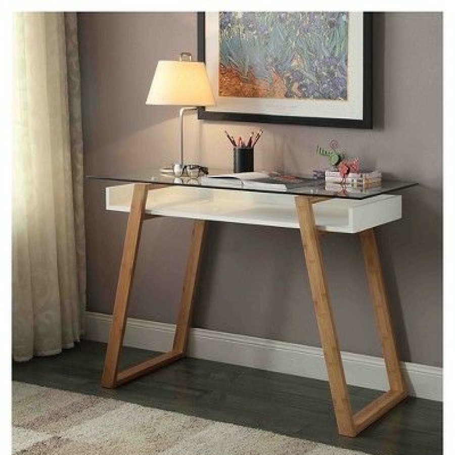 Executive Desks * | Oslo Sundance Desk White Breighton Home