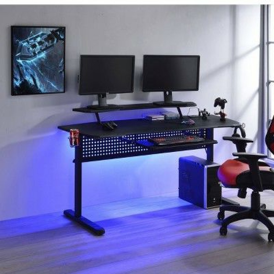 Computer Desks * | Vildre Gaming Desk With Usb Port Acme Furniture