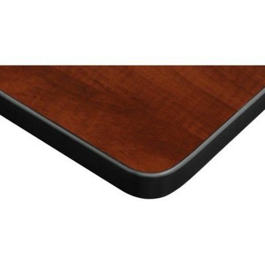 Executive Desks * | 60" Rochester L Desk With 42" Return Cherry/Black Regency