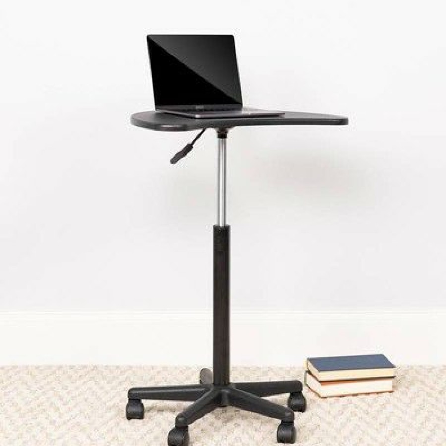 Computer Desks * | Laptop Desk Black Riverstone Furniture Collection