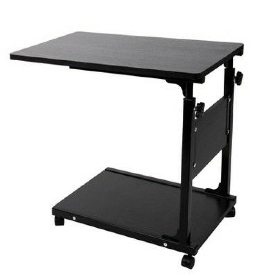 Computer Desks * | Mind Reader Adjustable Height Laptop Desk, Black