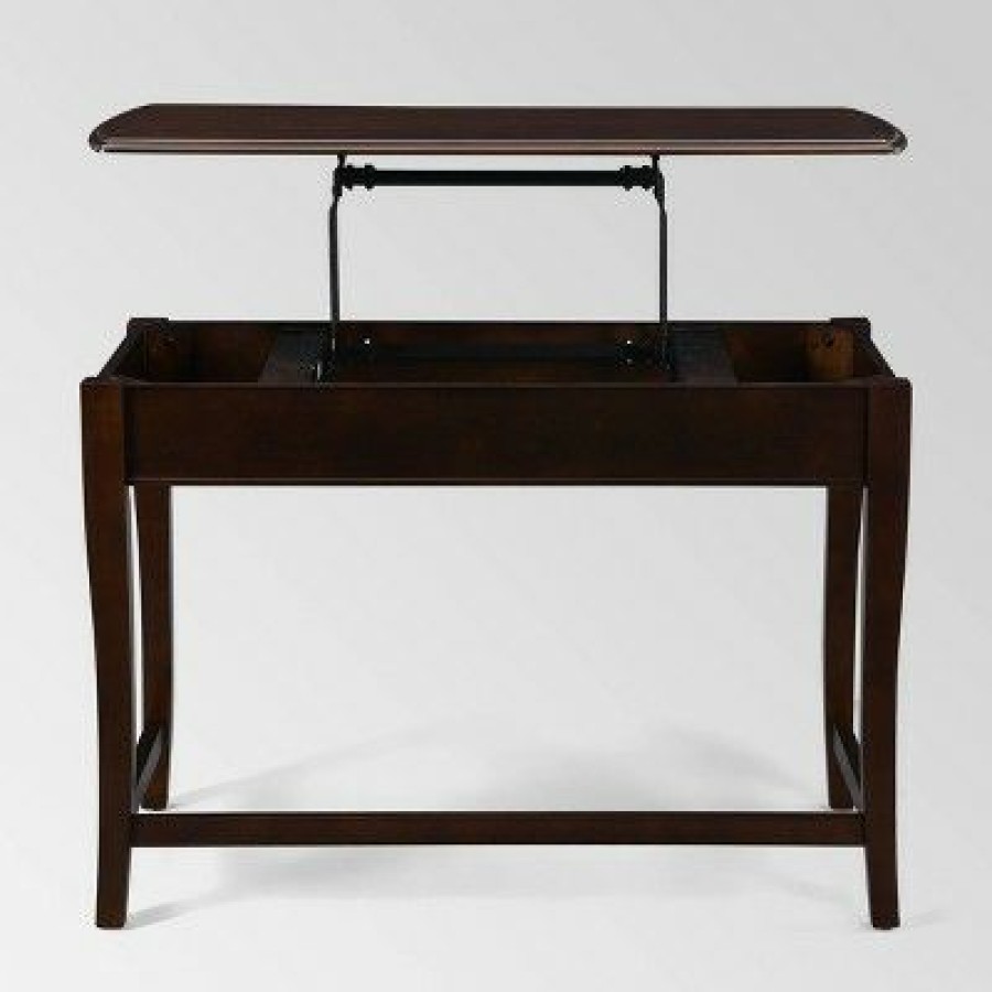 Executive Desks * | Rinehart Transitional Lift Top Standing Desk Christopher Knight Home