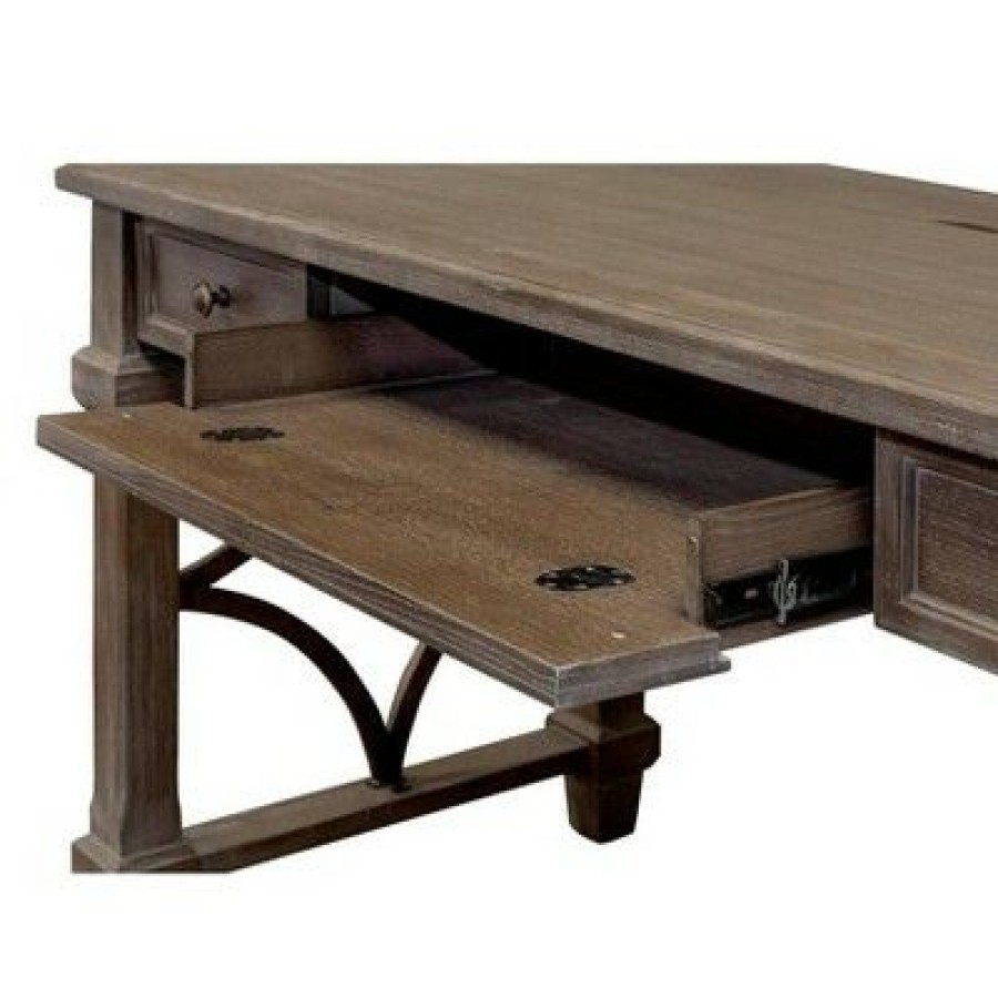 Executive Desks * | Carson Writing Desk Brown Martin Furniture