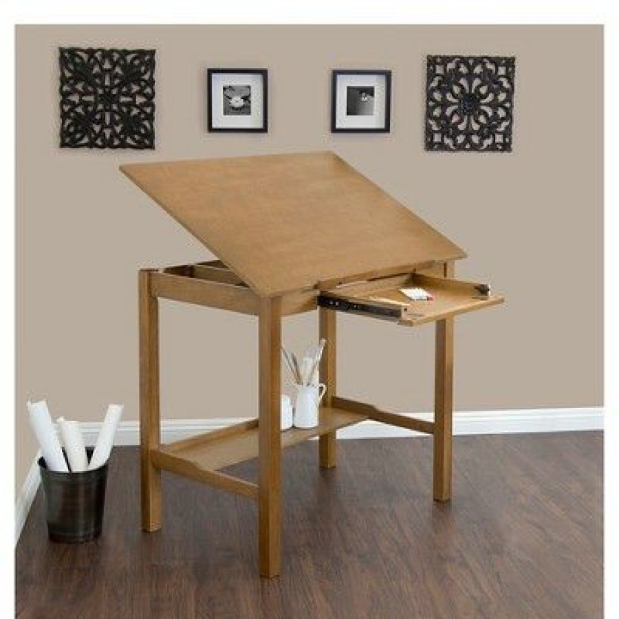 Drafting Tables * | Drawing Table Wood Studio Designs