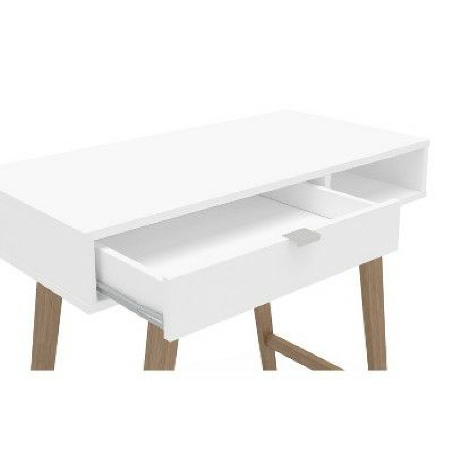 Executive Desks * | Aurora Writing Desk White Chique