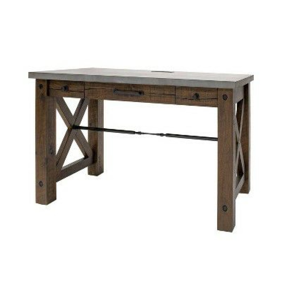 Executive Desks * | 54" Jasper Writing Desk Brown Martin Furniture