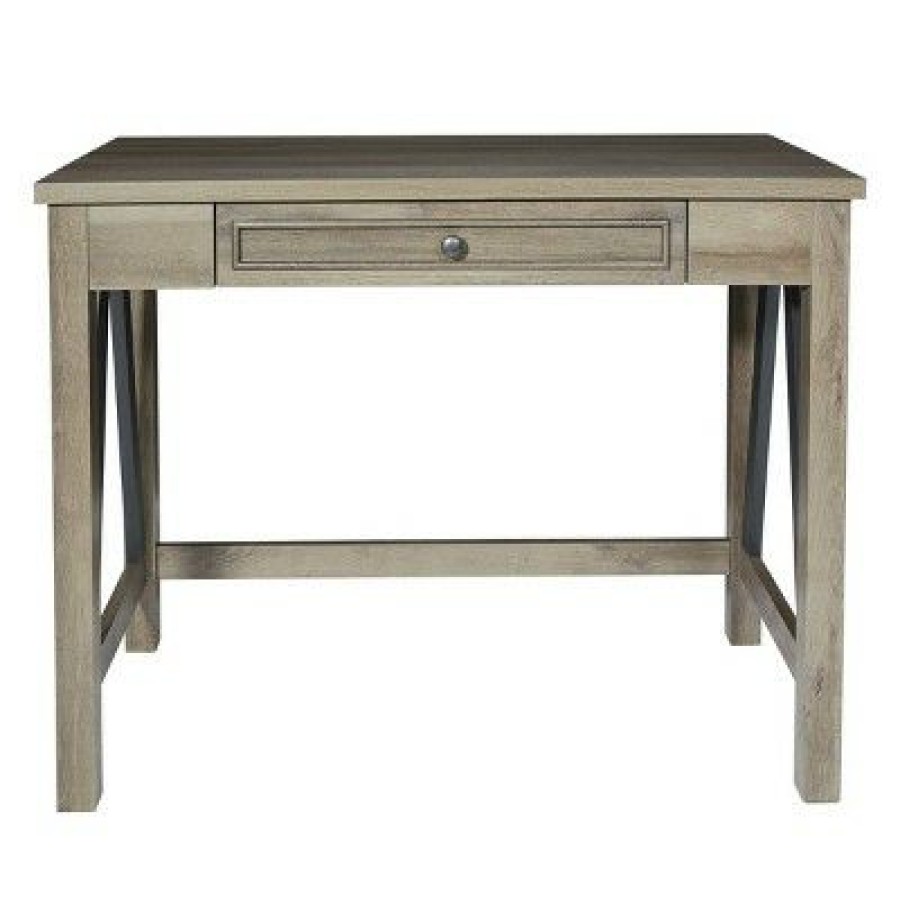 Executive Desks * | 42" Braydon Writing Desk Gray Oak Osp Home Furnishings